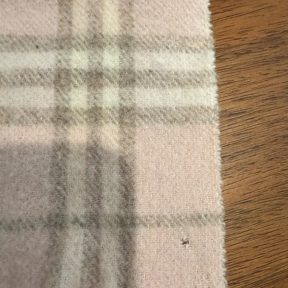 Burberry Pink Plaid Women's Scarf - Picture 5 of 5
